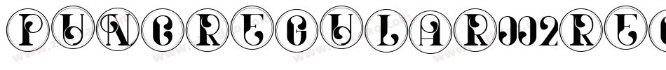 puncregular002regular字体字体转换