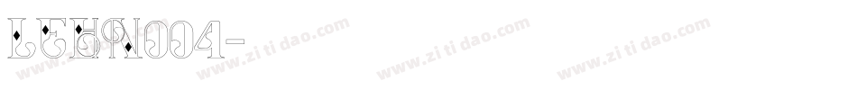 LEHN004字体转换