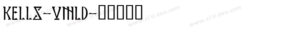 Kells-vmLD字体转换