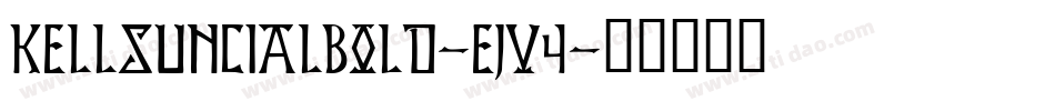 KellsUncialBold-EJv4字体转换