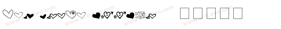 MTF-Heart-Doodle-1字体转换