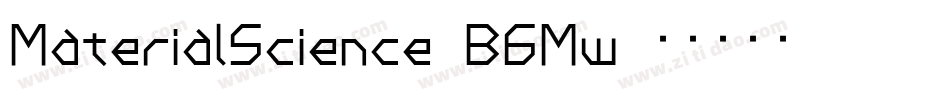 MaterialScience-B6Mw字体转换