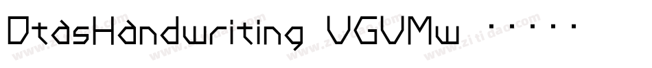 OtasHandwriting-VGVMw字体转换