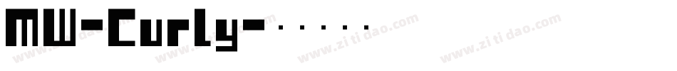 MW-Curly字体转换