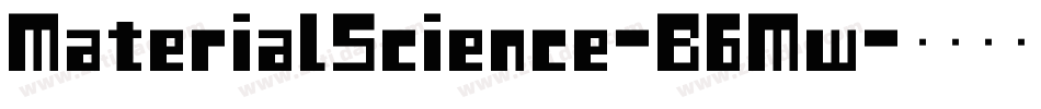 MaterialScience-B6Mw字体转换