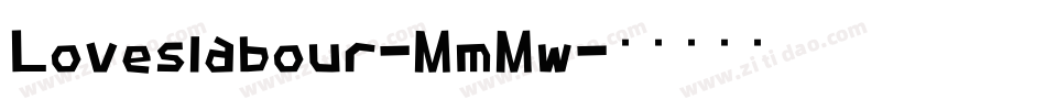 Loveslabour-MmMw字体转换