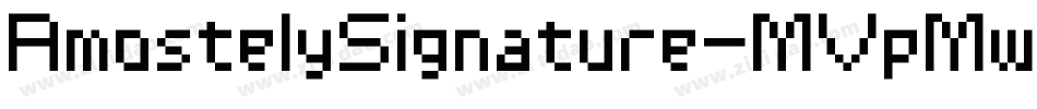 AmostelySignature-MVpMw字体转换