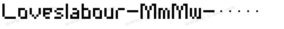 Loveslabour-MmMw字体转换