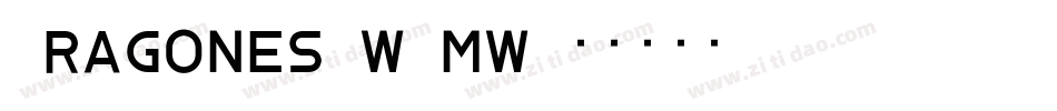 Aragones-wGMw字体转换