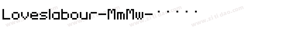 Loveslabour-MmMw字体转换