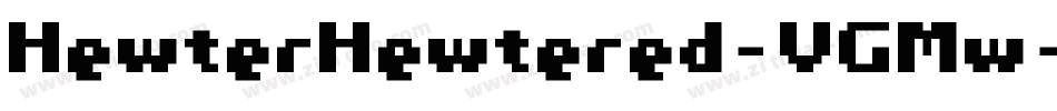 HewterHewtered-VGMw字体转换