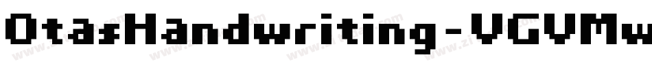 OtasHandwriting-VGVMw字体转换