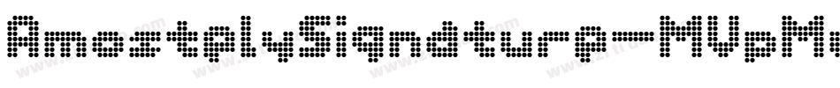 AmostelySignature-MVpMw字体转换
