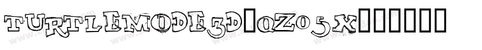 TurtleMode3D-qZ05x字体转换