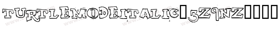 TurtleModeItalic-3z9nZ字体转换