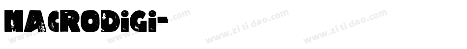 macrodigi字体转换