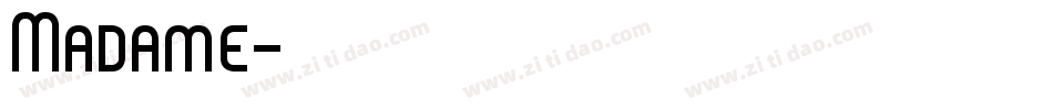 Madame字体转换
