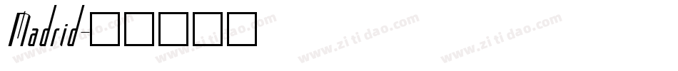 Madrid字体转换