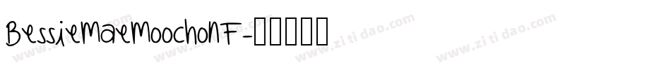 BessieMaeMoochoNF字体转换