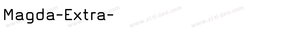 Magda-Extra字体转换