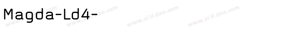 Magda-Ld4字体转换