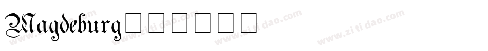 Magdeburg字体转换