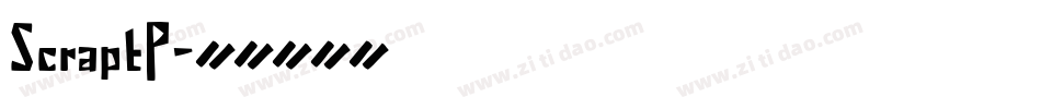 ScraptP字体转换