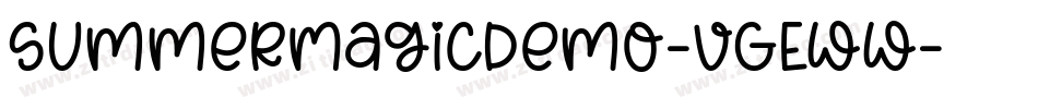 SummerMagicDemo-VGEww字体转换