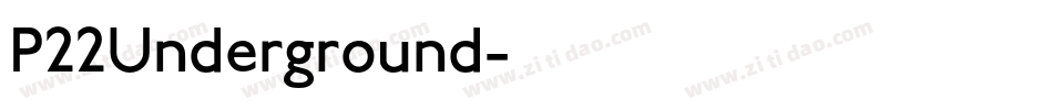 P22Underground字体转换