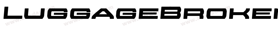 LuggageBrokenHeavyObl字体转换