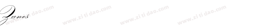 Zanes字体转换