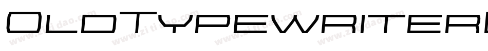 OldTypewriterEF-LightObl字体转换