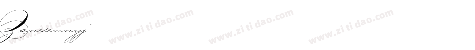 Zanesennyj字体转换