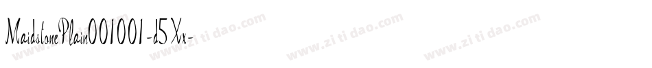 MaidstonePlain001001-d5Xx字体转换
