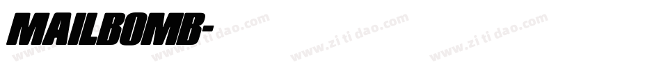 MAILBOMB字体转换