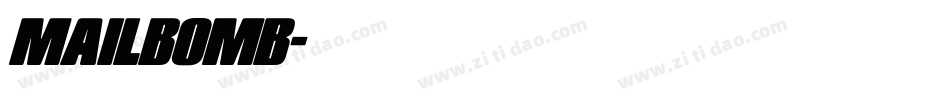 MAILBOMB字体转换