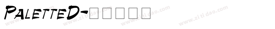 PaletteD字体转换