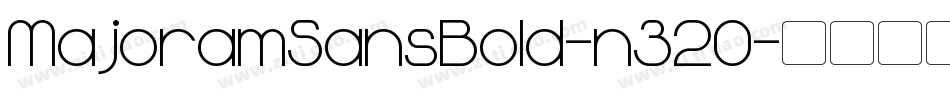 MajoramSansBold-n320字体转换