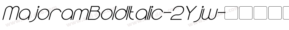 MajoramBoldItalic-2Yjw字体转换