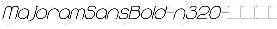 MajoramSansBold-n320字体转换