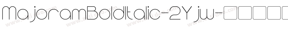 MajoramBoldItalic-2Yjw字体转换