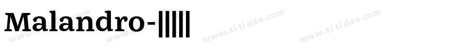 Malandro字体转换