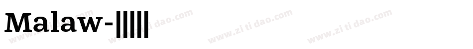 Malaw字体转换