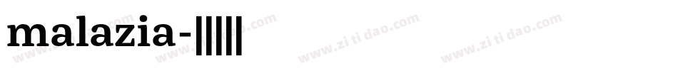 malazia字体转换
