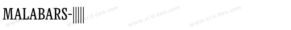 MALABARS字体转换