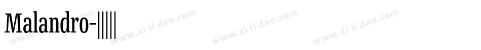 Malandro字体转换