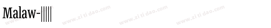 Malaw字体转换