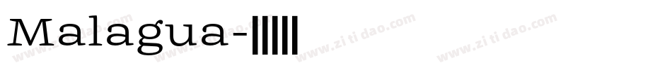 Malagua字体转换