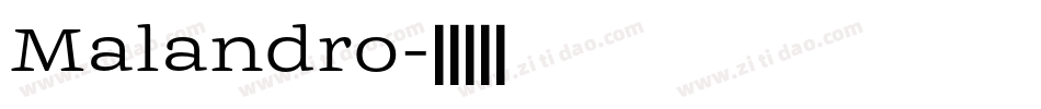 Malandro字体转换