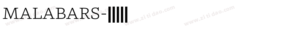 MALABARS字体转换